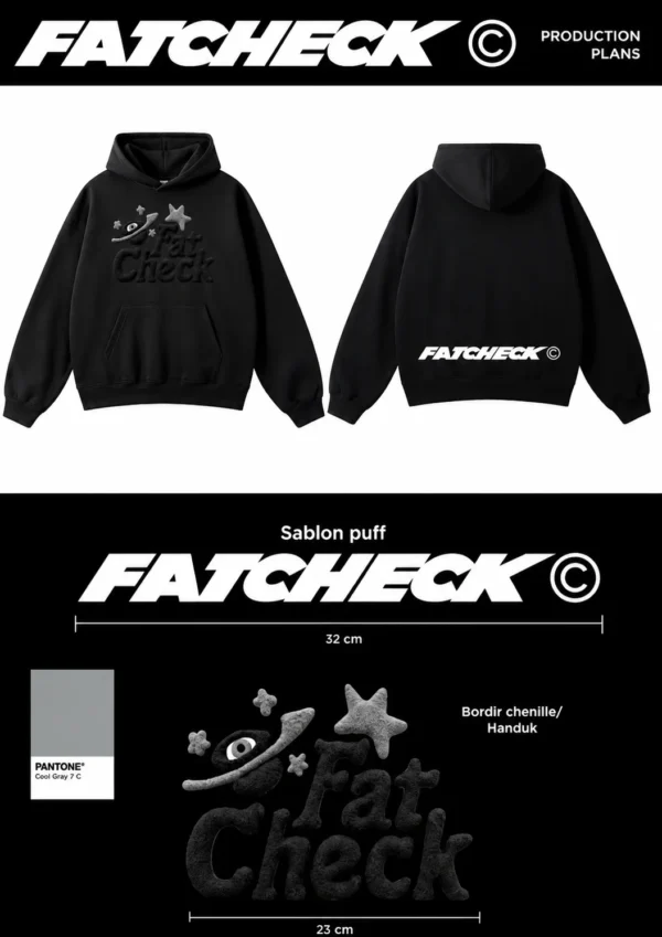 FATCHECK Cosmic Hoodie (Black)